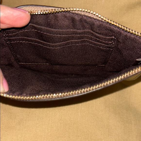 Coach Sparkling Gold Wristlet - Picture 10 of 16